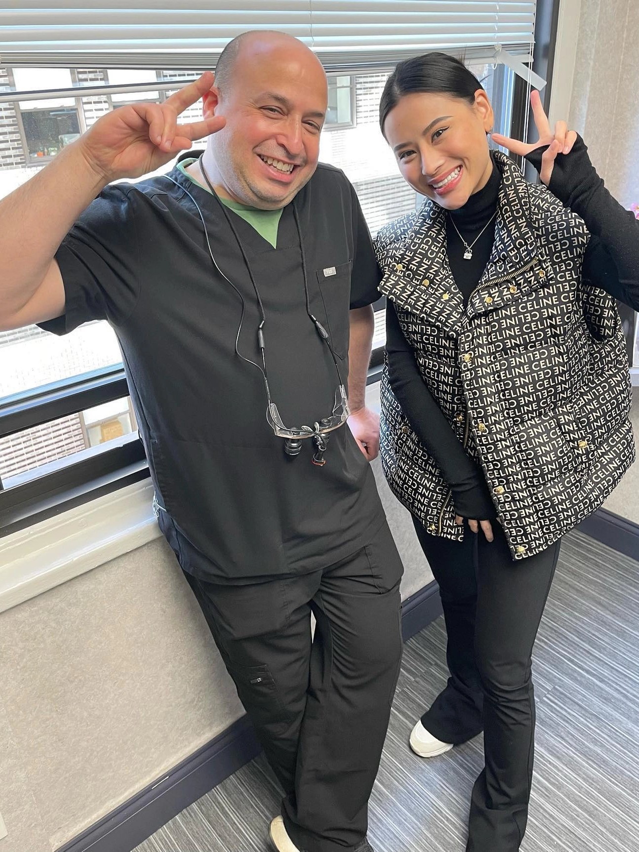 Dr. Todd Goldstein with a patient at The Smile Aesthetic