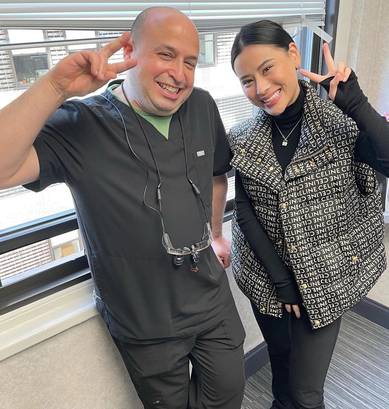 Dr. Todd Goldstein with a patient at The Smile Aesthetic